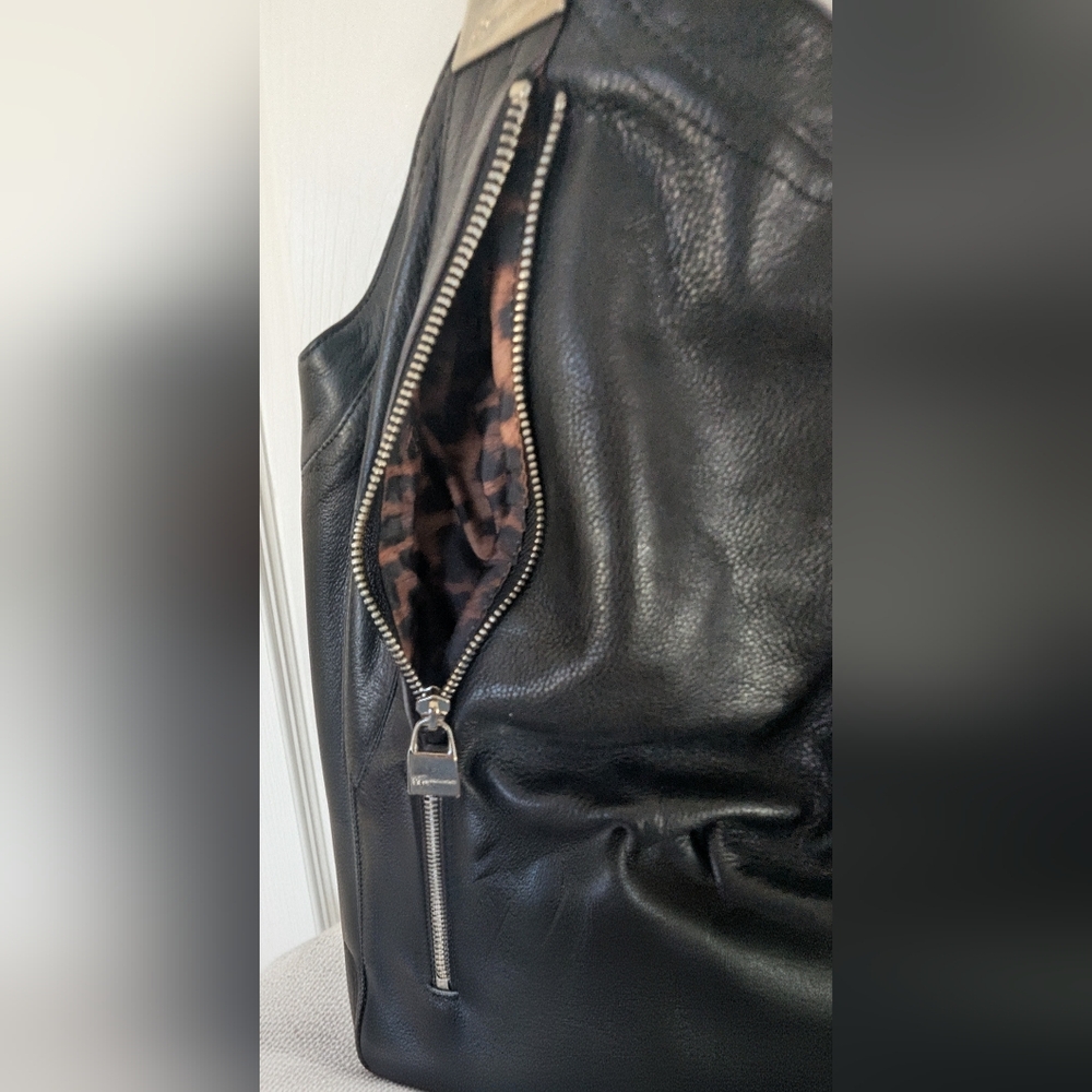BMackowsky Hobo Bag In Black Leather - Picture 4 of 14